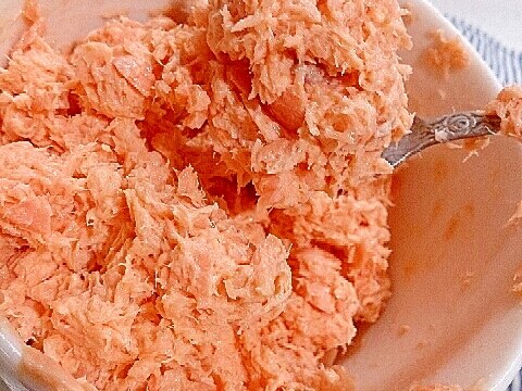 甘塩鮭の作りおきおかずマヨ鮭フレーク